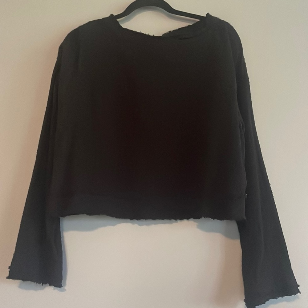 Free people sweater with open back